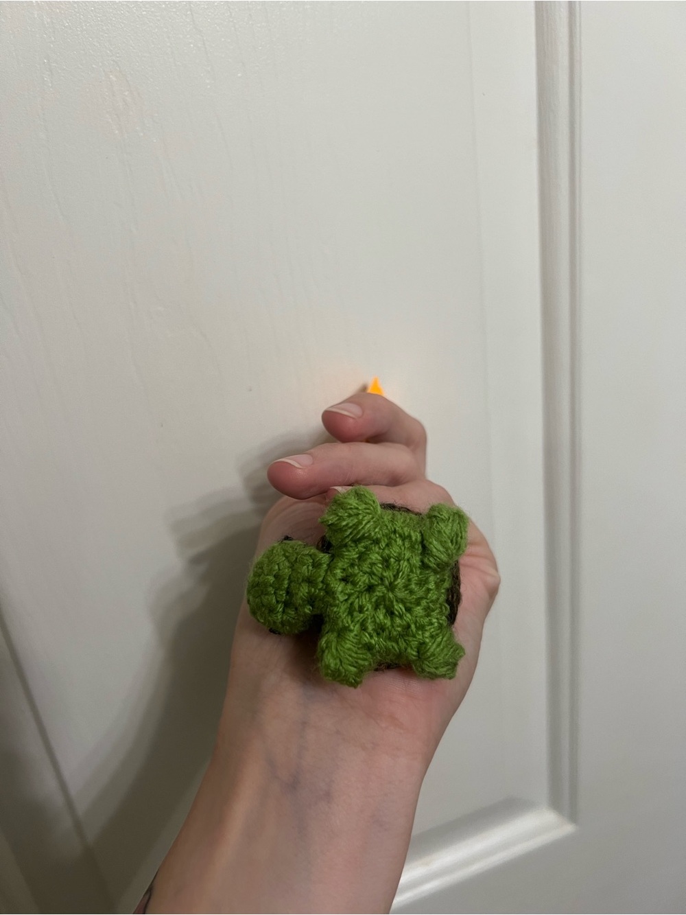 Mini Crocheted Turtle Keychain 🐢 - Picture 2 of 9